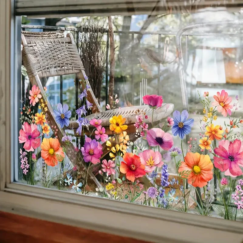 1+1 Gratis | FarbBlüte™ Leicht Abziehbare Blumenaufkleber - Image 4