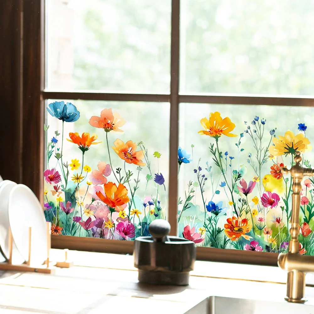 1+1 Gratis | FarbBlüte™ Leicht Abziehbare Blumenaufkleber - Image 6