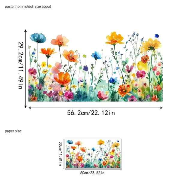 1+1 Gratis | FarbBlüte™ Leicht Abziehbare Blumenaufkleber - Image 8