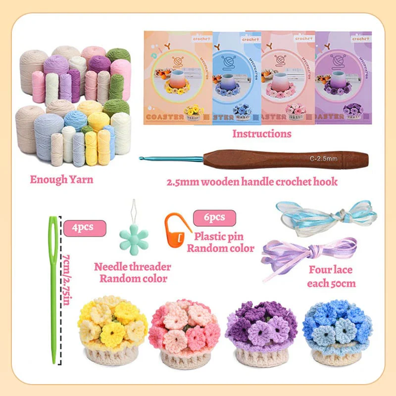 2+2 Gratis | GarnBlüte™ Stressfreier Häkelspaß - Image 8