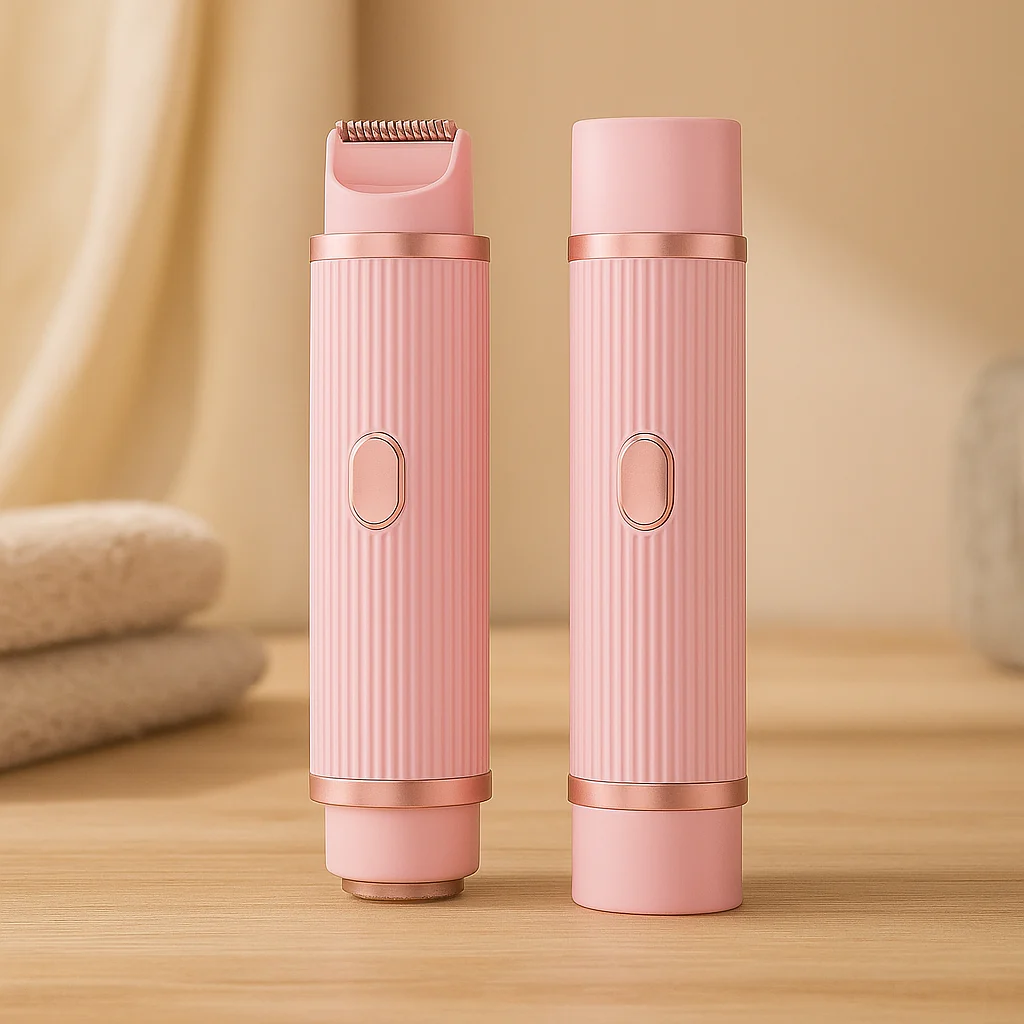 2-in-1-Elektrorasierer für Damen – Bikini-, Augenbrauen- und Achselhaartrimmer für Nass- und Trockenanwendung - Image 3