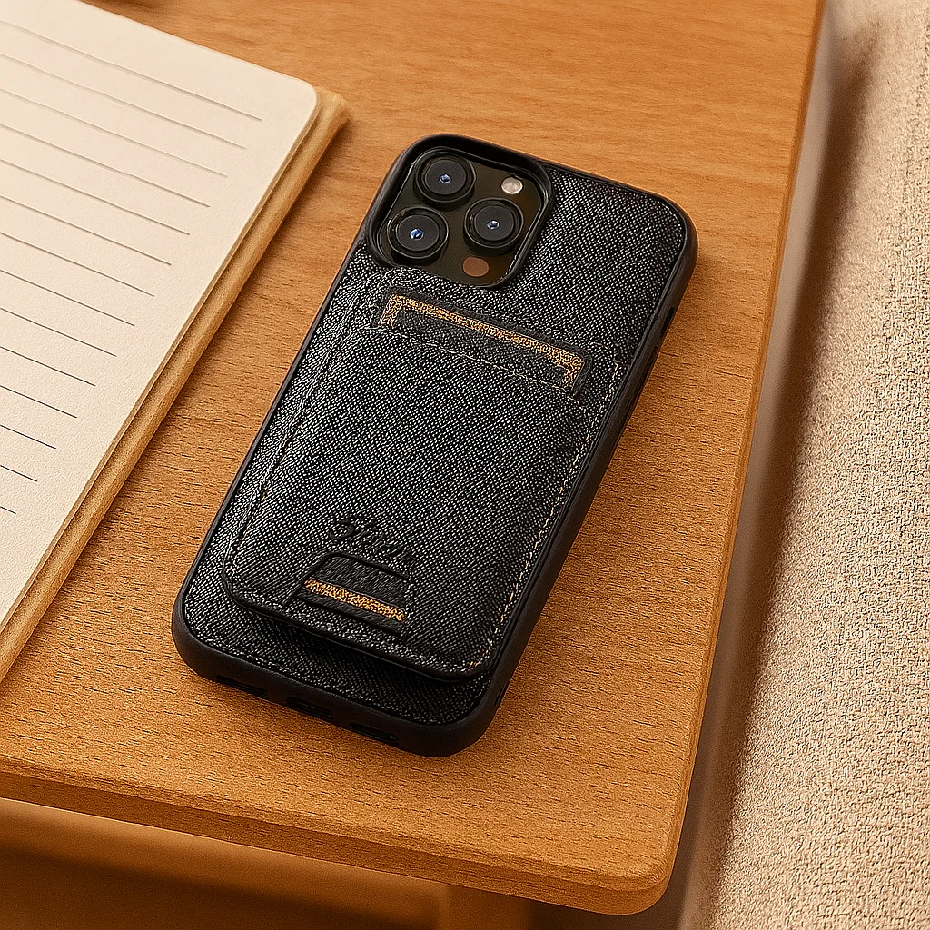 2-in-1-Magnethülle für iPhone 15 Pro Max/14 Plus/13/12 – PU-Leder, kabelloses Laden möglich - Image 2