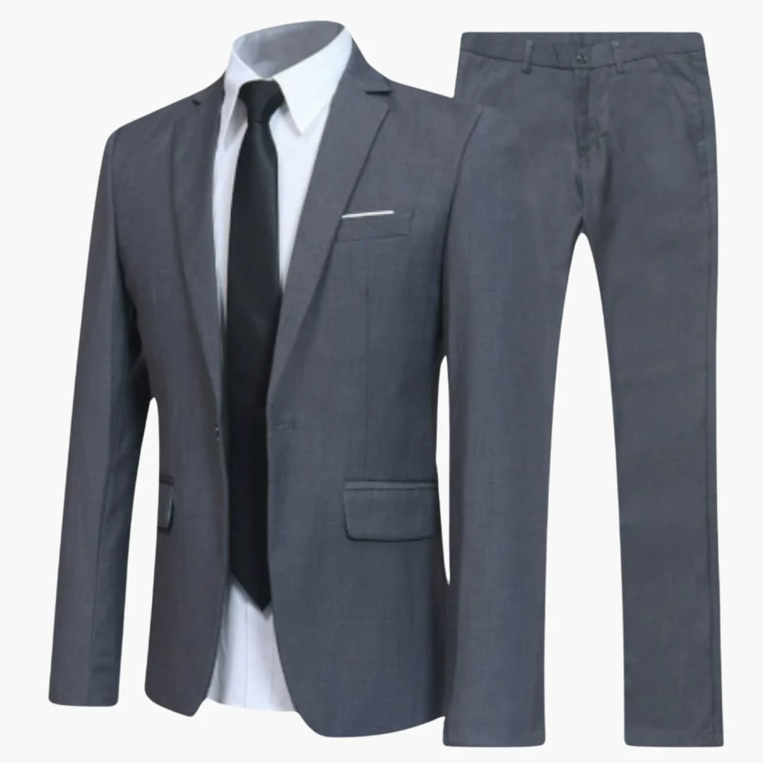 2-teiliges Anzug Set - Slim Fit Herrenanzug für Business Look - Image 2