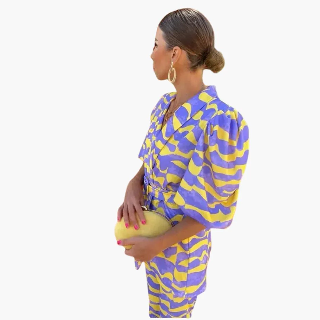 2-teiliges Damen-Set - Elegantes Freizeit-Outfit aus weichem Stoff - Image 6