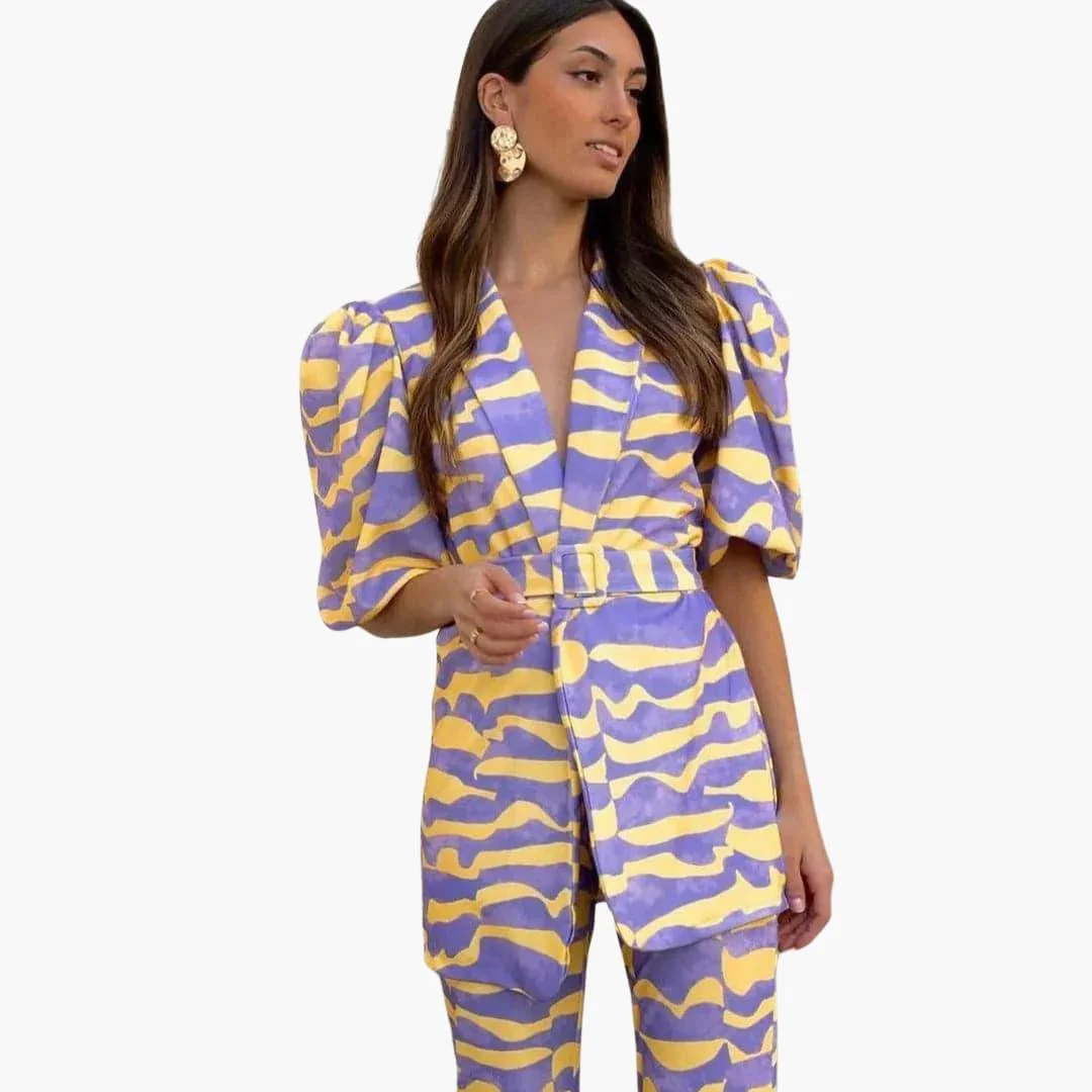 2-teiliges Damen-Set - Elegantes Freizeit-Outfit aus weichem Stoff - Image 7