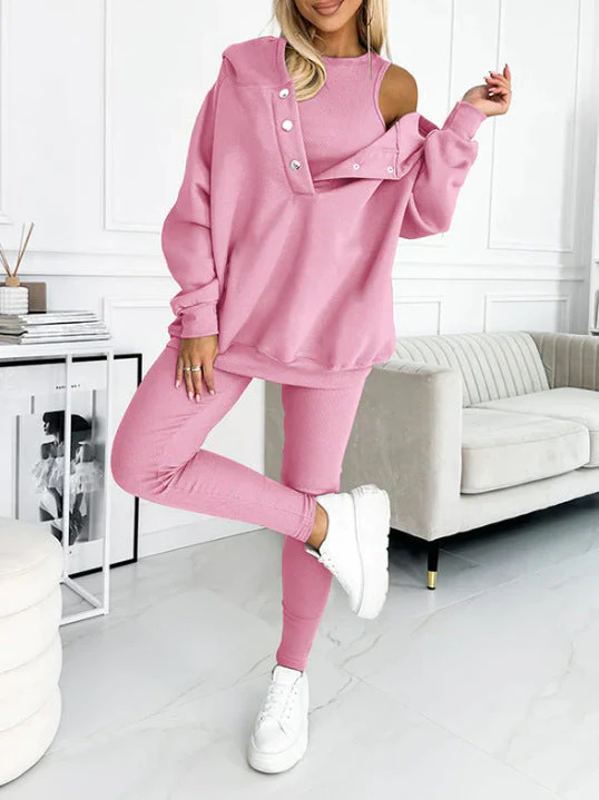 3-teiliger Lounge-Sweatuit für Damen - Image 4