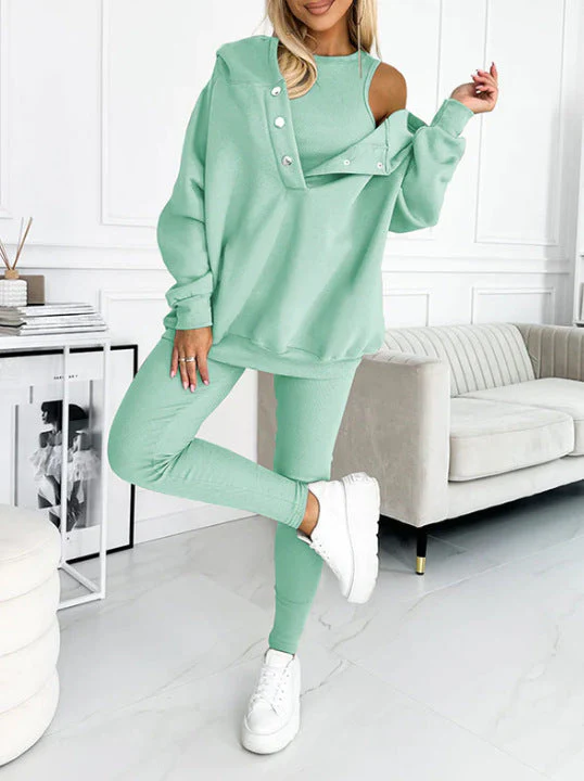 3-teiliger Lounge-Sweatuit für Damen - Image 5
