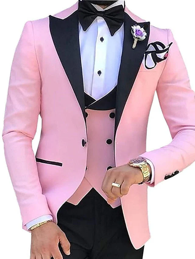 3 Teiliger Slim Fit Anzug Für Herren | Formell - Image 6