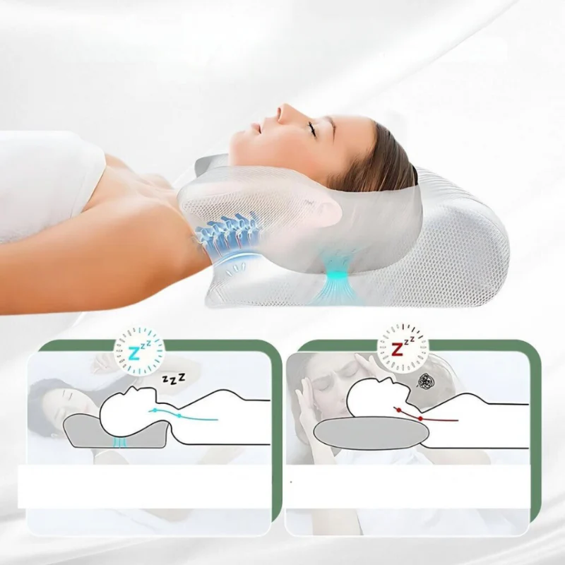 5-in-1-Memory-Foam-Kissen – Nacken- und Schulterstütze für Rücken-, Seiten- und Bauchschläfer - Image 5