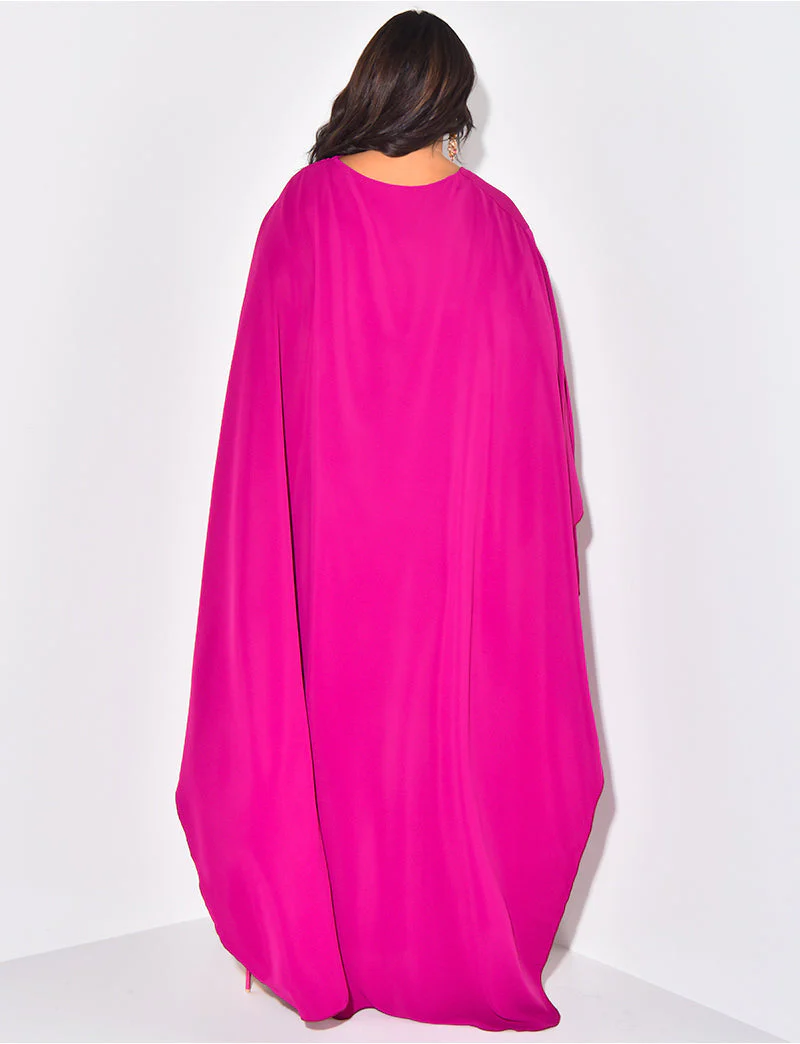 Aaliyah – Damen Fließendes Maxikleid Mit Weiten Ärmeln - Image 8