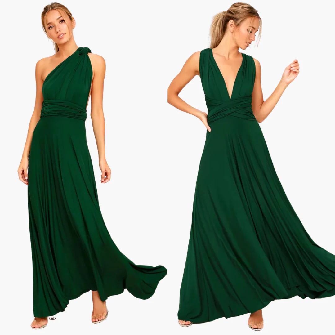 Abendkleid mit V-Ausschnitt - Damen Stil für Gala-Nächte - Image 12