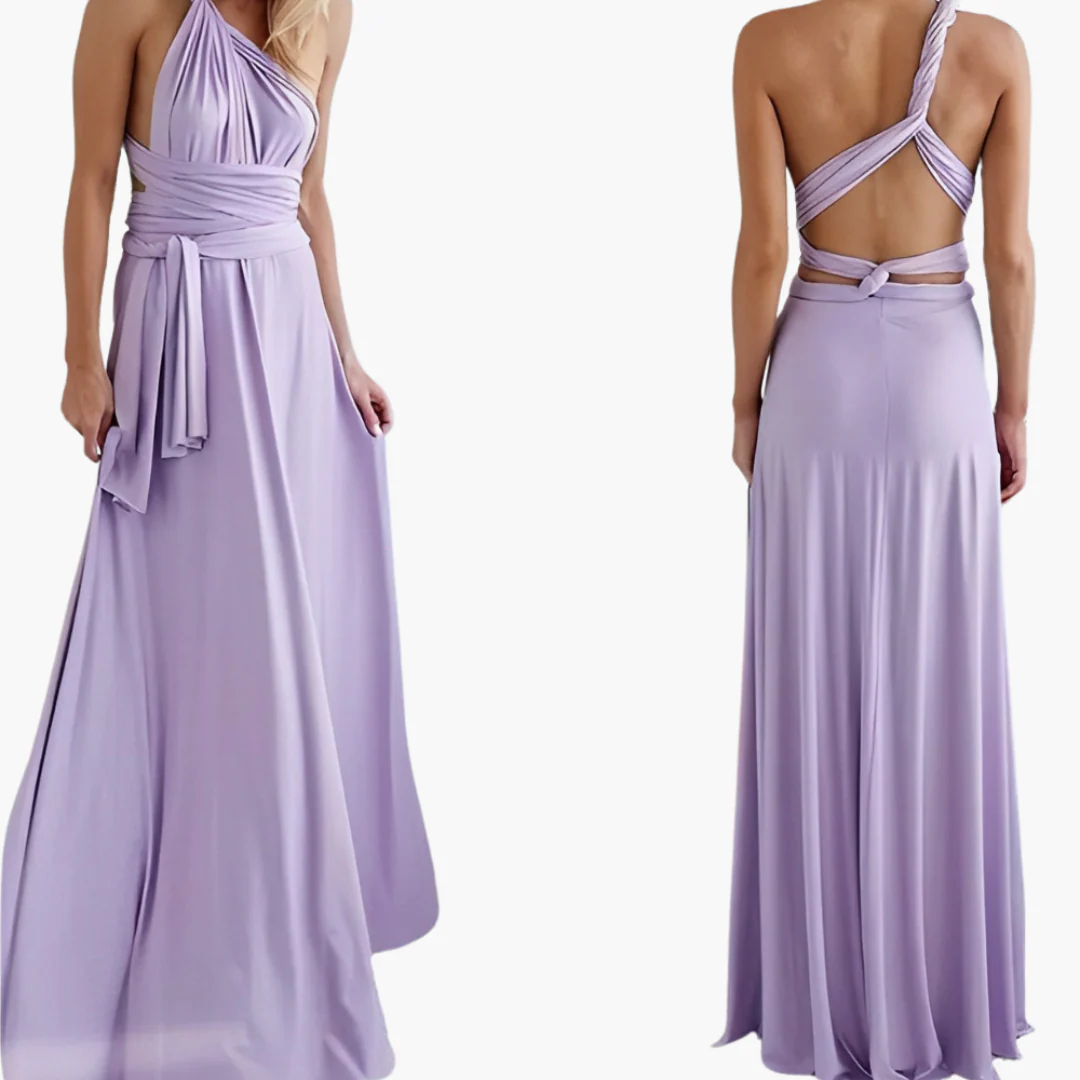 Abendkleid mit V-Ausschnitt - Damen Stil für Gala-Nächte - Image 9