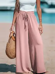 Adelina | Bequeme und atmungsaktive Hose mit hoher Taille und weitem Bein - Image 3