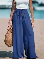 Adelina | Bequeme und atmungsaktive Hose mit hoher Taille und weitem Bein - Image 5