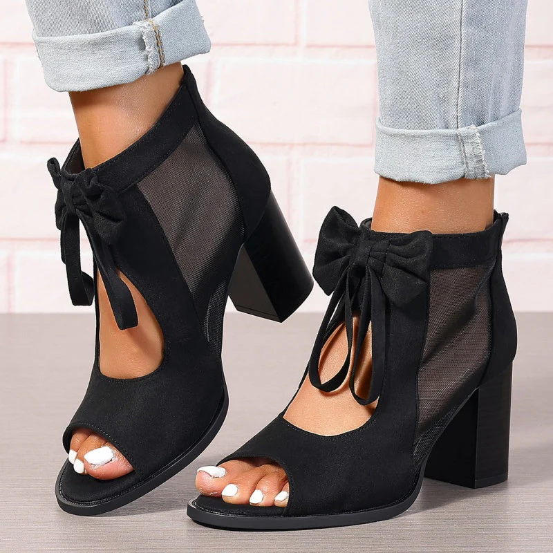 ADRIANA | Damen Sandalen Schleife - Image 3