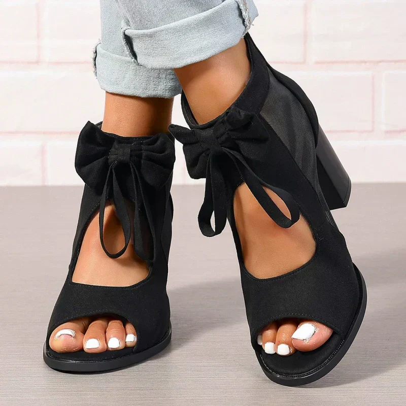 ADRIANA | Damen Sandalen Schleife - Image 5