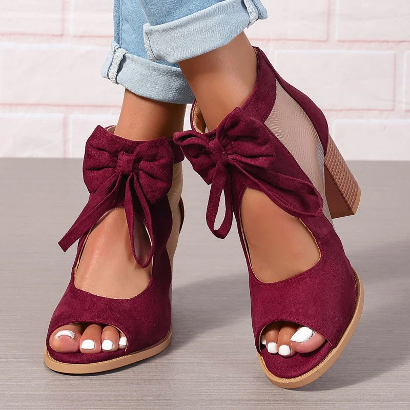 ADRIANA | Damen Sandalen Schleife - Image 7