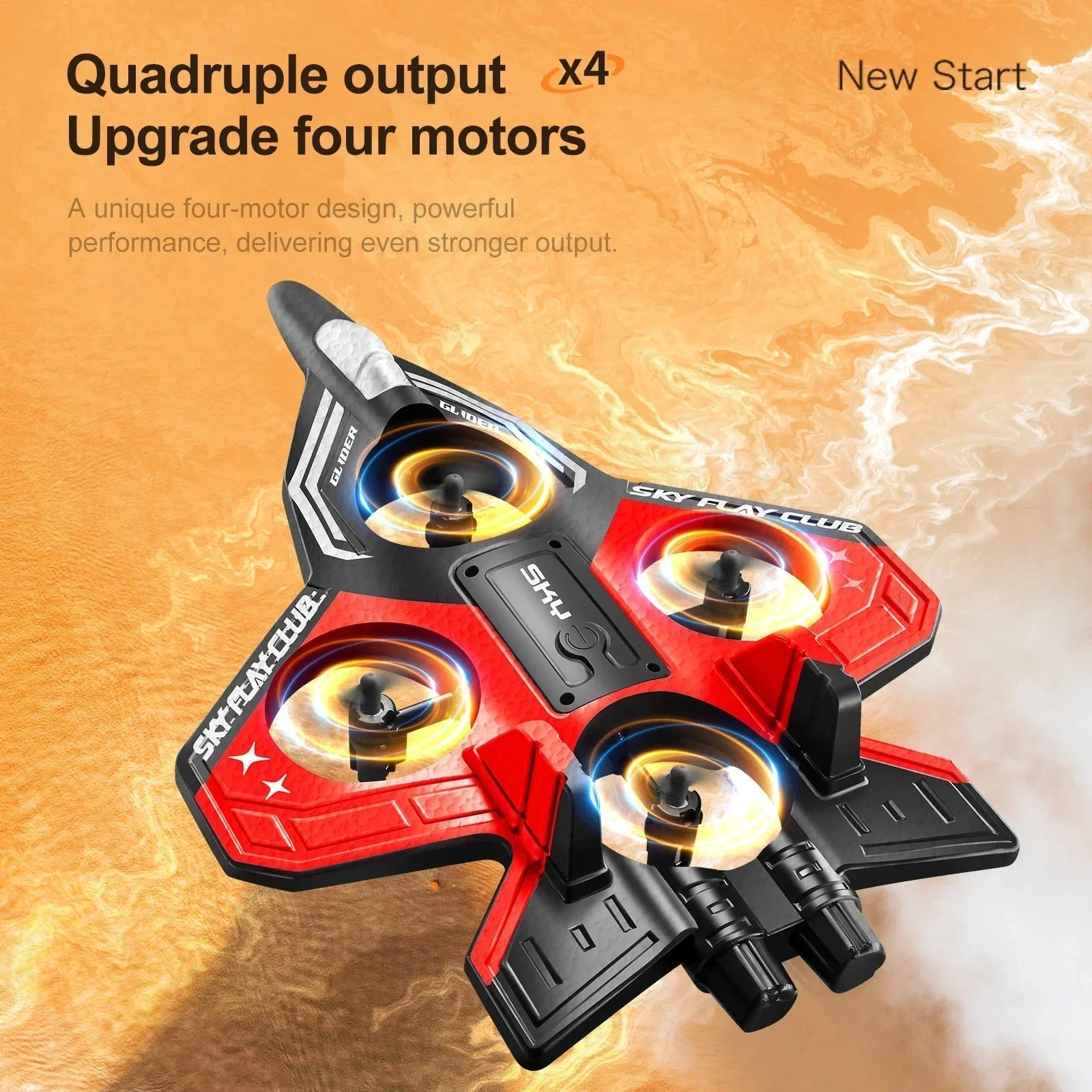 AeroGlide | Dynamisches, leichtes ferngesteuertes Flugzeug mit LED-Beleuchtung - Image 3