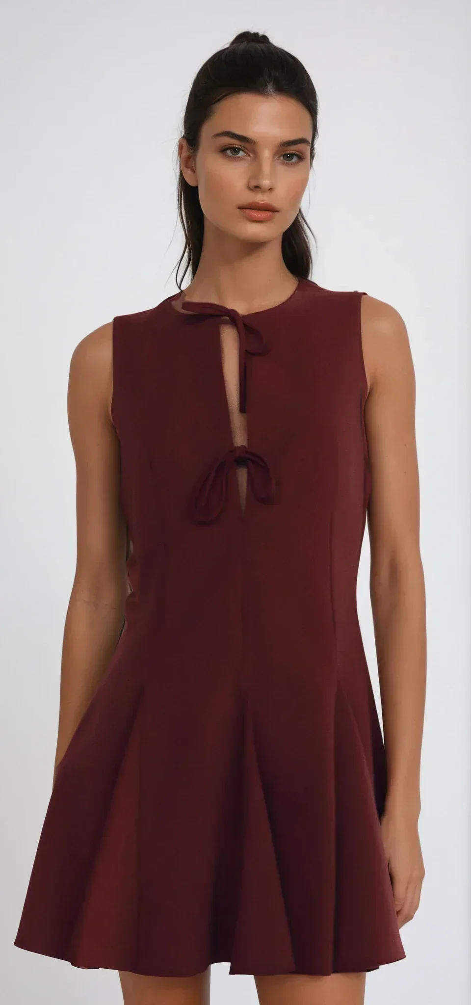 AGNESE  | Raffiniertes Faltenkleid - Image 4