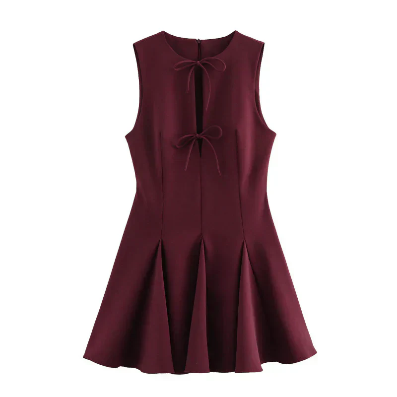 AGNESE  | Raffiniertes Faltenkleid - Image 7