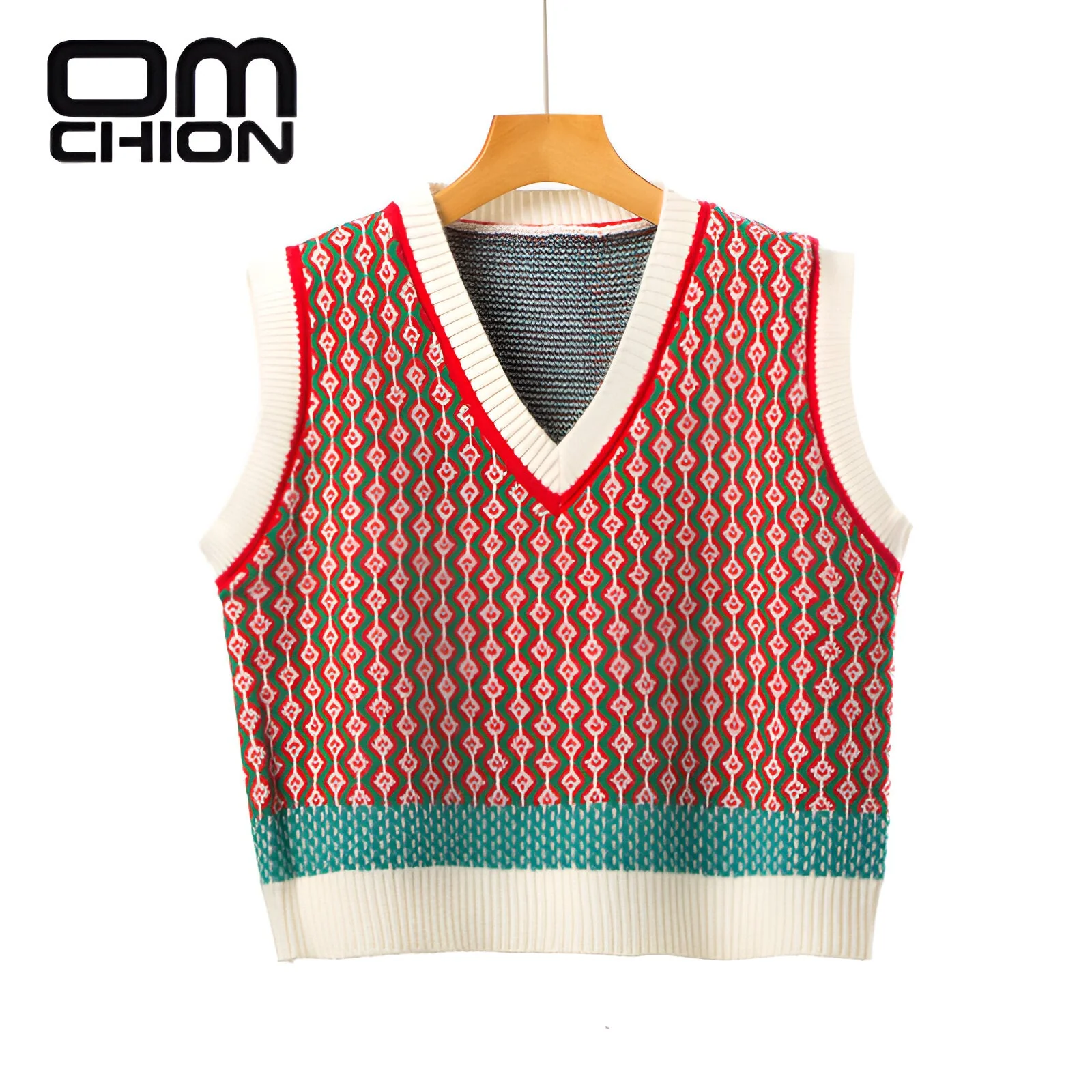 Aiden | Koreanischer Stil Pink Peach Blossom Strickweste - Image 9
