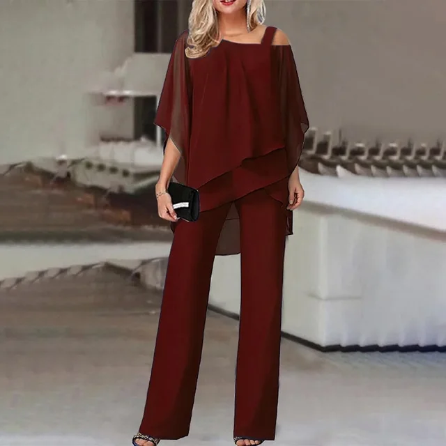 Alaine – Elegantes Chiffon-Zweiteiler-Set - Image 4