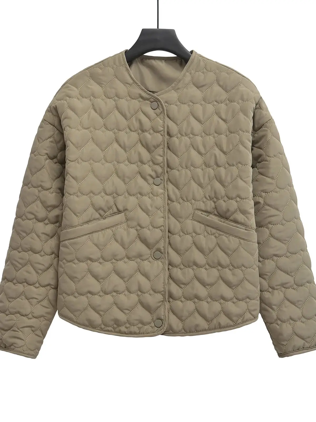 Alba – Elegante Damen Steppjacke mit herzförmiger Struktur - Image 3