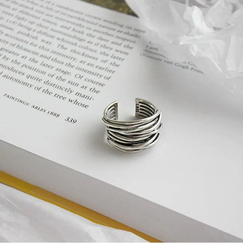 Albina – Silberner Statement-Ring - Image 4