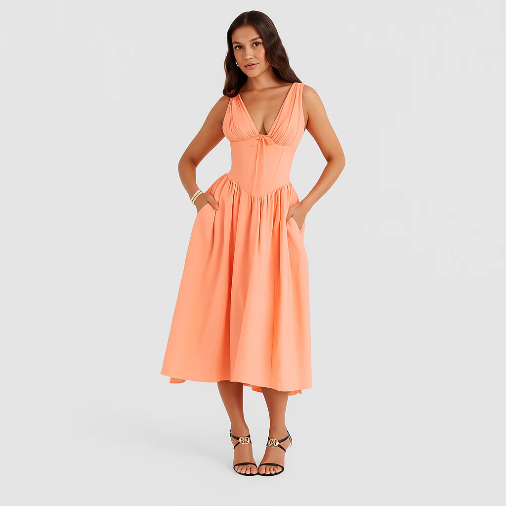 Alena – Elegantes und schmeichelhaftes Sommerkleid - Image 2