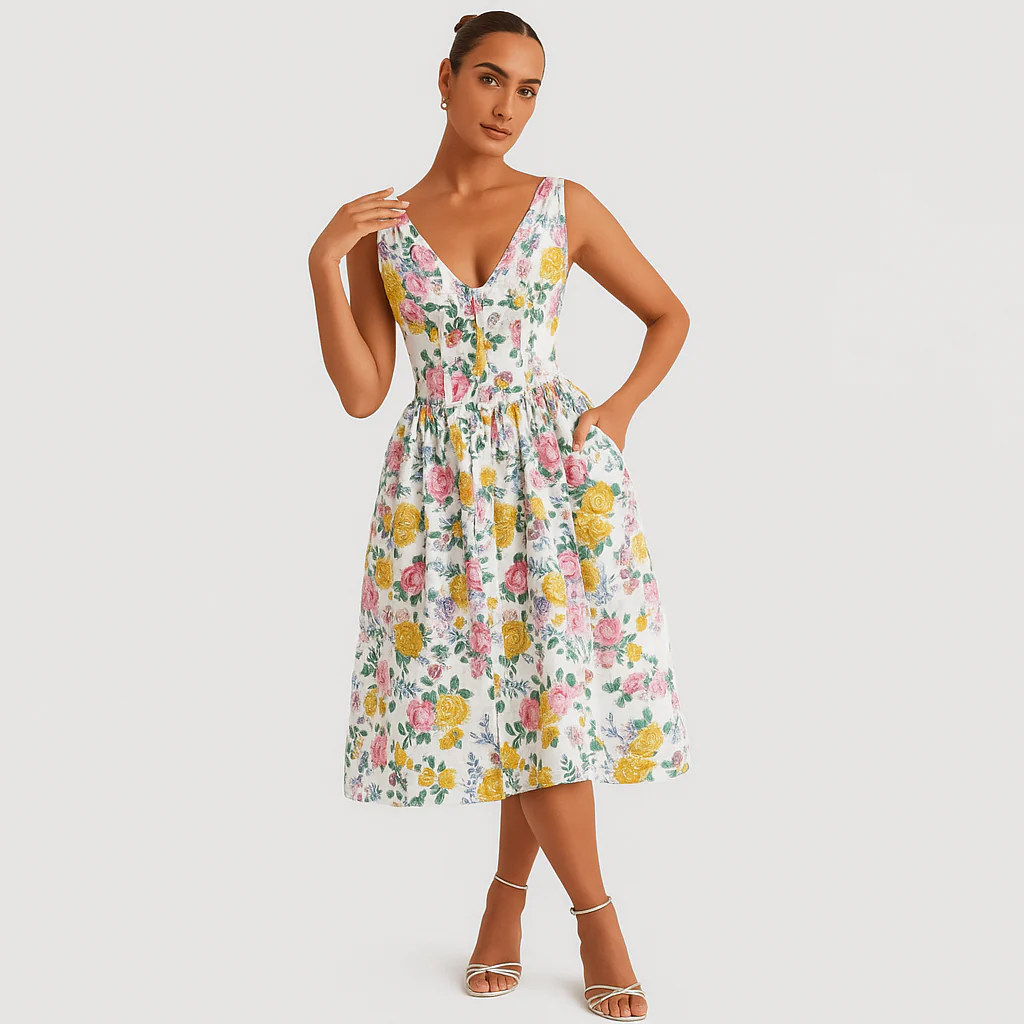 Alena – Elegantes und schmeichelhaftes Sommerkleid - Image 3
