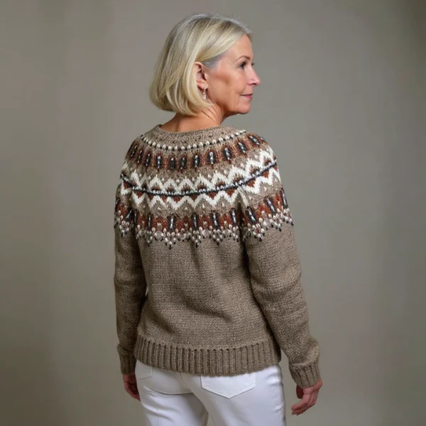 Alessandraa - Handge Fertigt Woll Pullover - Image 2