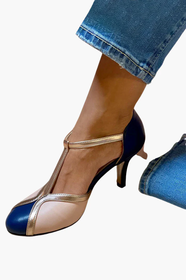 Alessia™ | Bunte High Heels mit T-Strap - Image 2