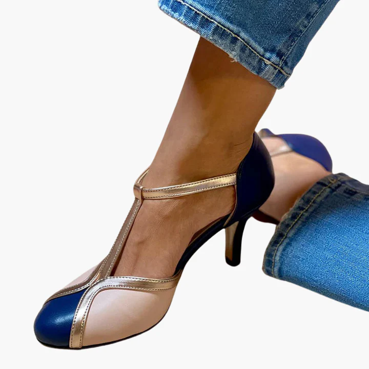 Alessia™ | Bunte High Heels mit T-Strap - Image 3