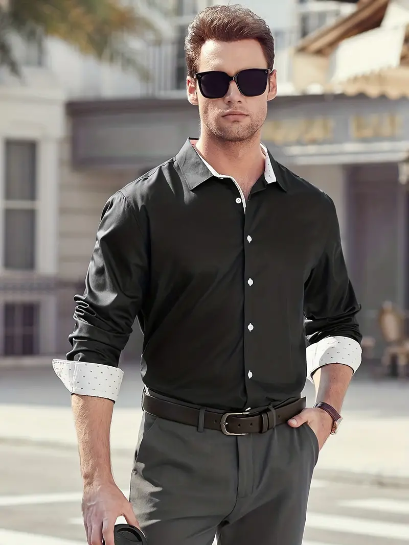 Alexander | Elegantes Businesshemd mit Kontrastdetails - Image 3