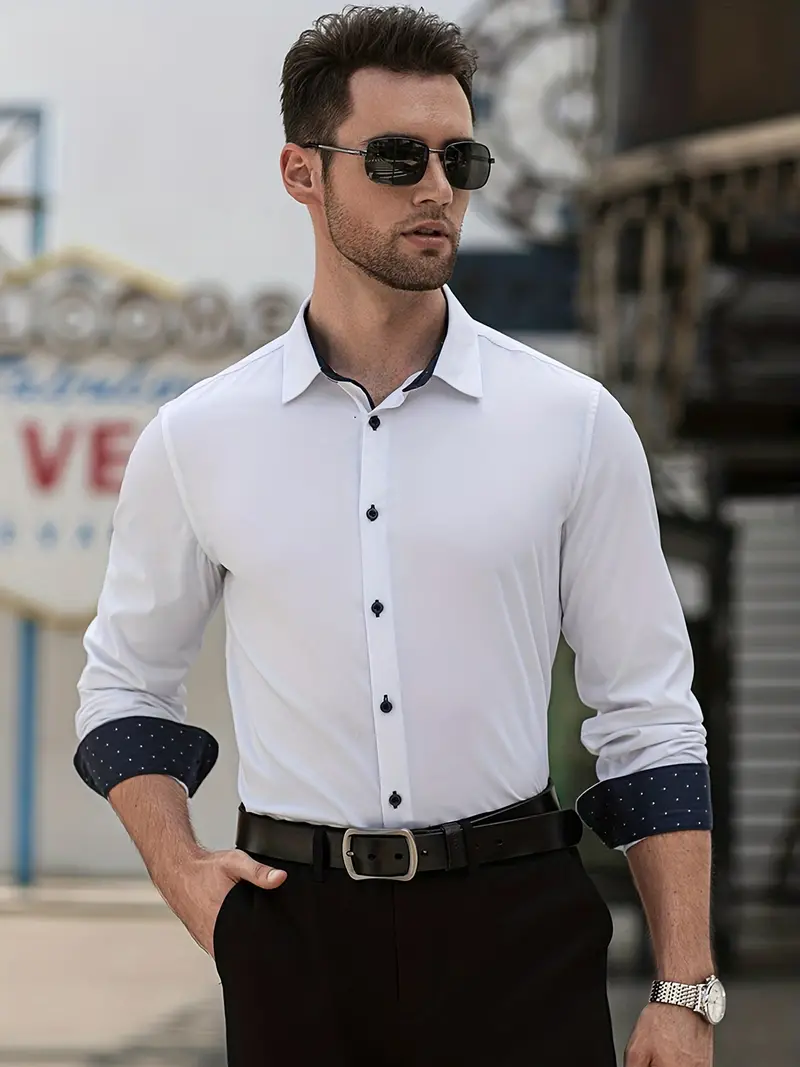 Alexander | Elegantes Businesshemd mit Kontrastdetails - Image 4