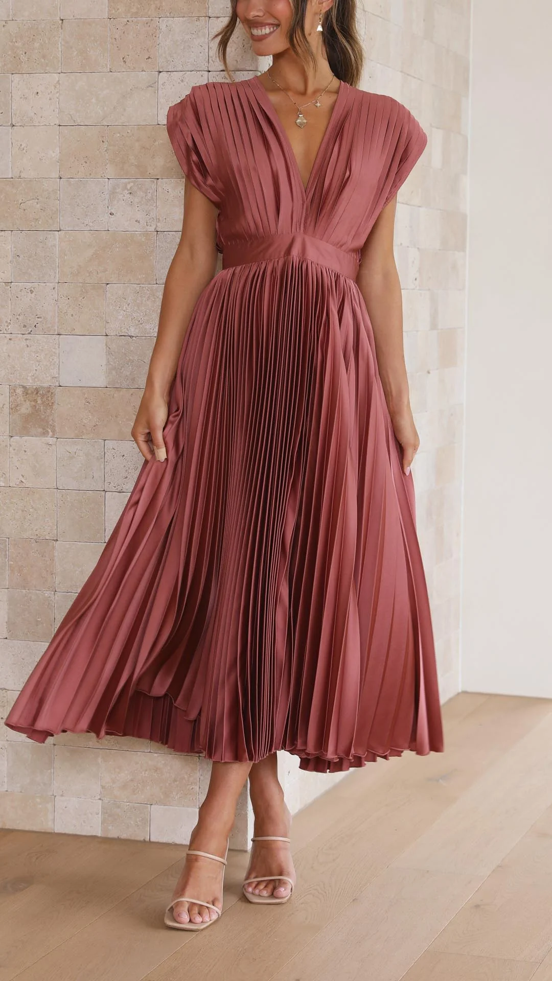 Alexis - Elegantes Faltenkleid - Image 11