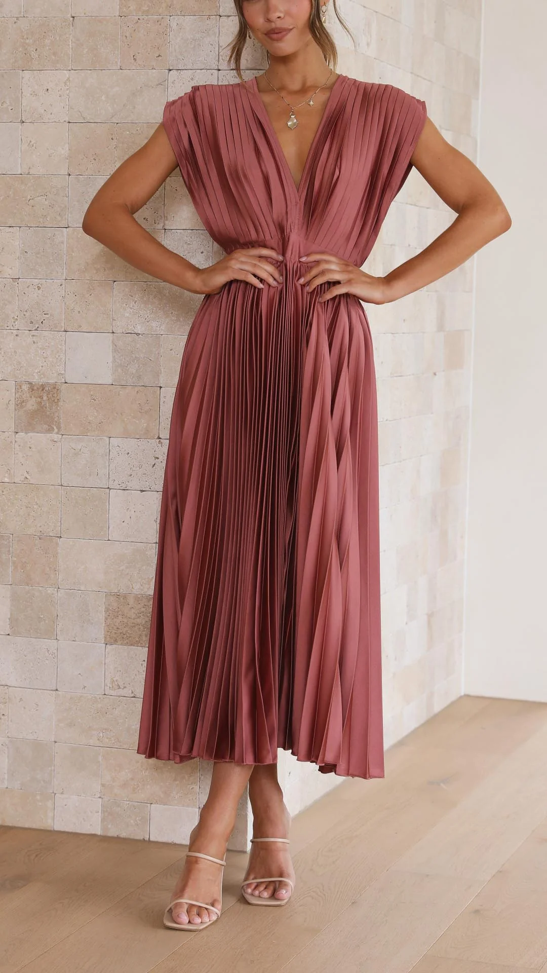 Alexis - Elegantes Faltenkleid - Image 2