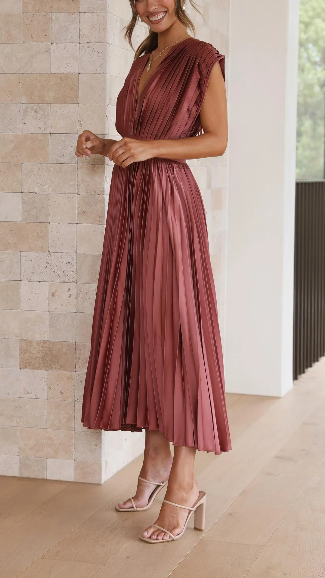 Alexis - Elegantes Faltenkleid - Image 5