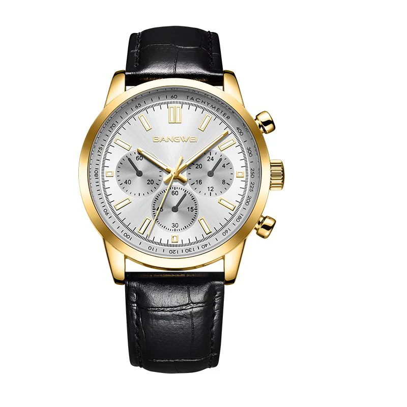 Alfred® | Militär Sport Casual Leder Quarz Uhr - Image 15