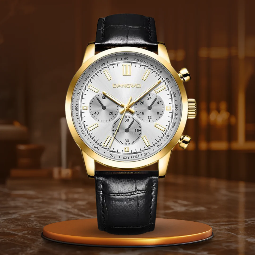 Alfred® | Militär Sport Casual Leder Quarz Uhr - Image 20