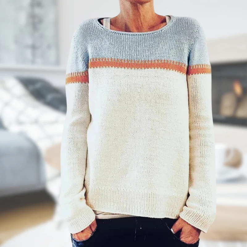 Alia | Damenpullover mit klassischem Rundhals - Image 2