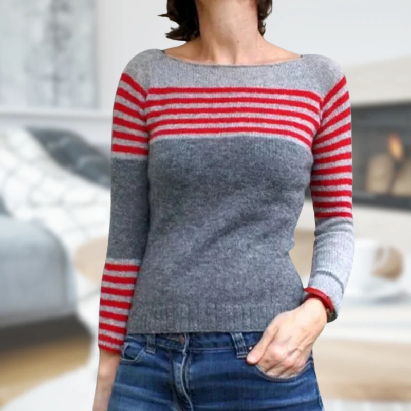 Alia | Damenpullover mit klassischem Rundhals - Image 4