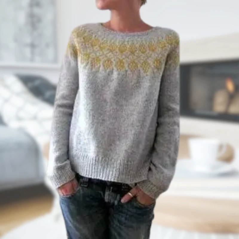 Alia | Damenpullover mit klassischem Rundhals - Image 5