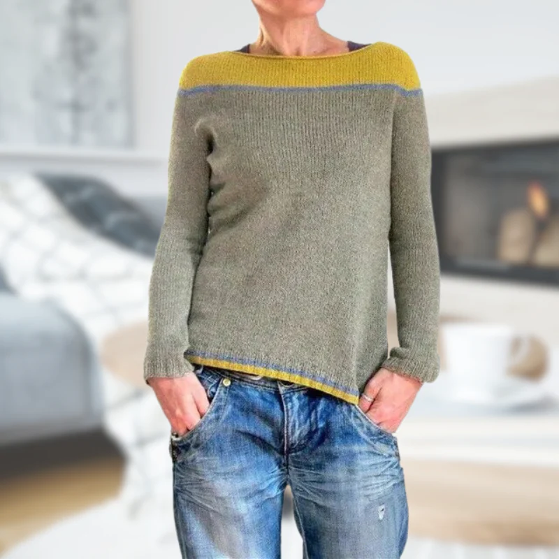 Alia | Damenpullover mit klassischem Rundhals - Image 6