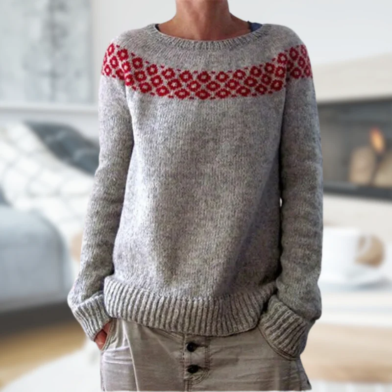 Alia | Damenpullover mit klassischem Rundhals - Image 8
