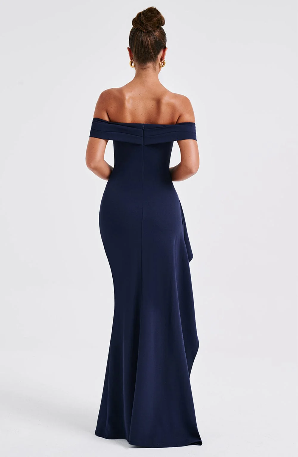 Alice | Langes Kleid mit Schlitz Schultern Frei - Image 11