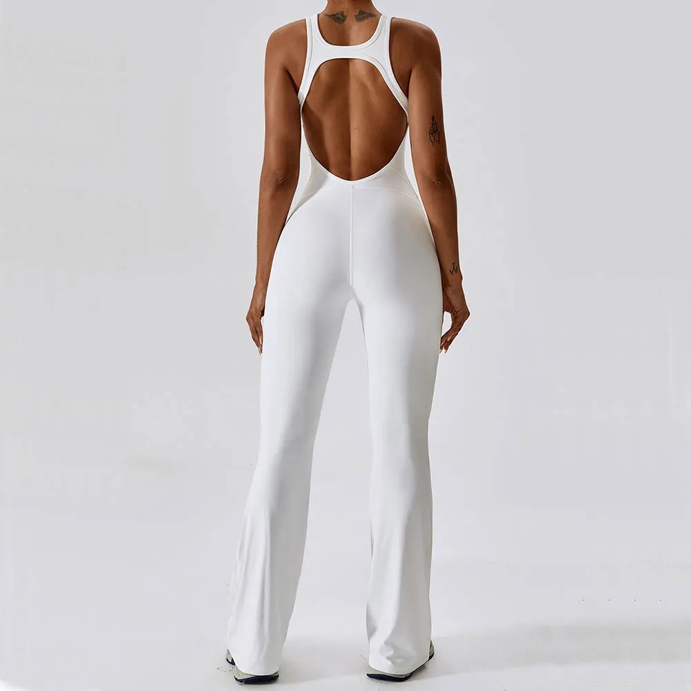 Alira | Yoga Einteiler Mit Figurbetontem Design & Flare-Bein - Image 4