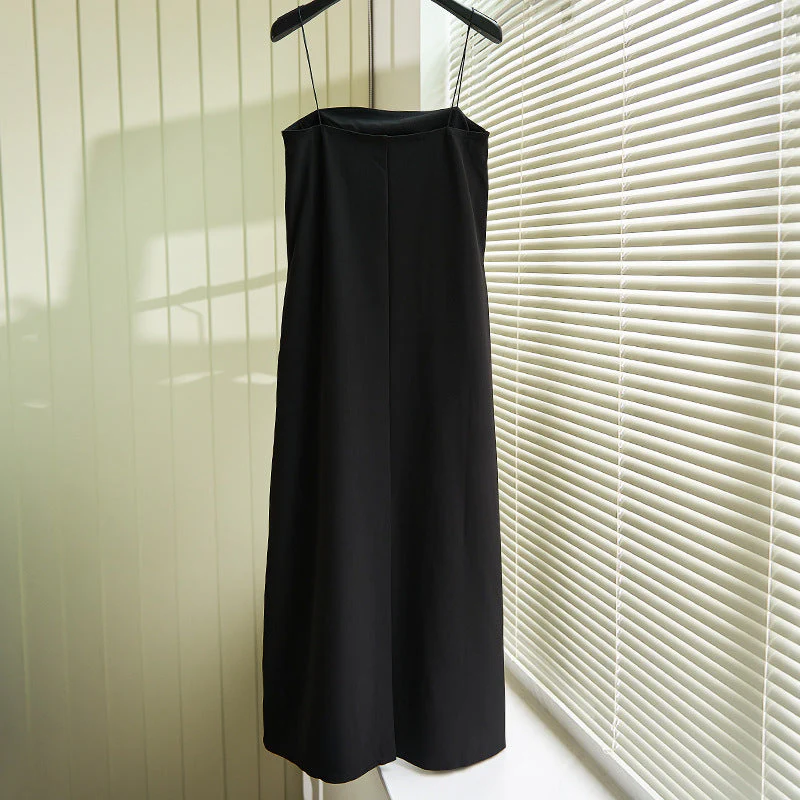 Alison- Damen Maxikleid im minimalistischen Design mit Spaghettiträgern - Image 5