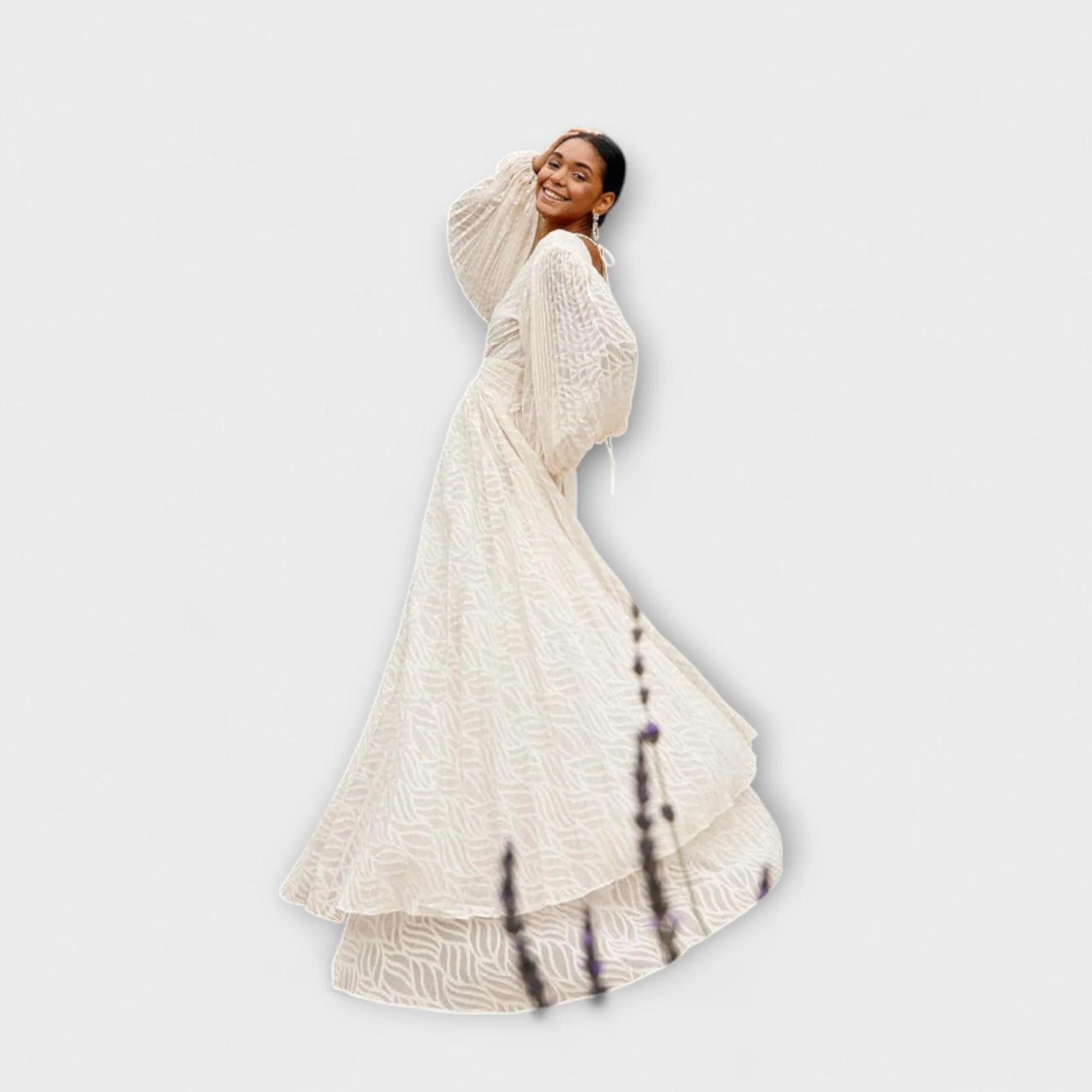 Allegory Elsa Cream Maxi Dress - Image 2