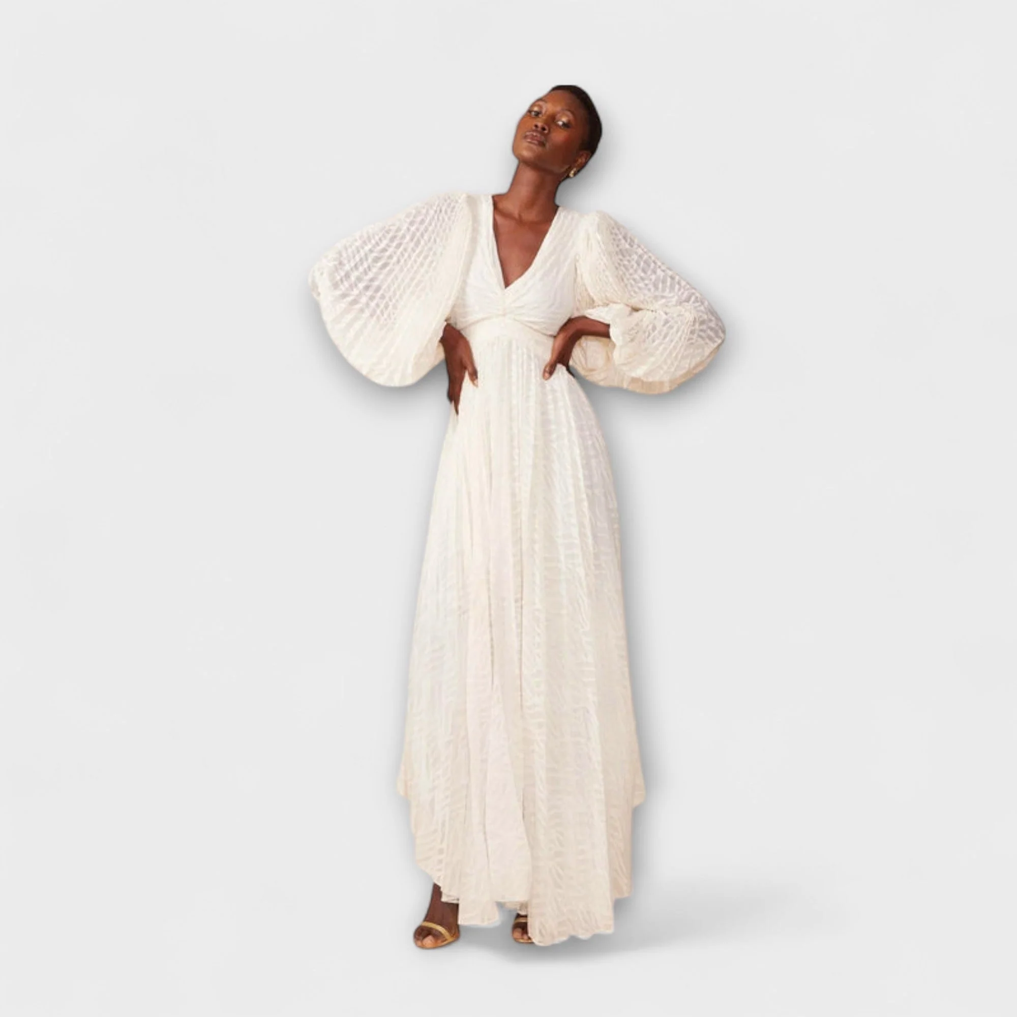 Allegory Elsa Cream Maxi Dress - Image 4